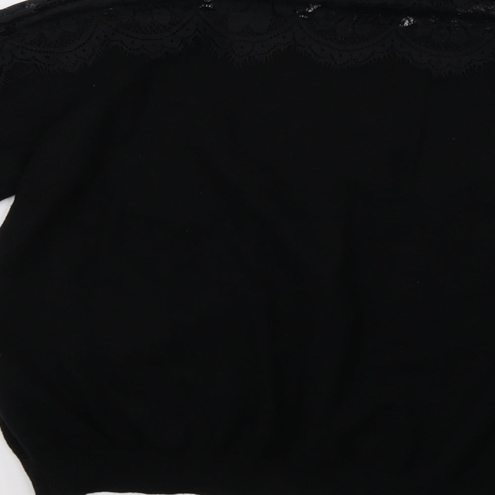 Primark Womens Black   Pullover Sweatshirt Size 12