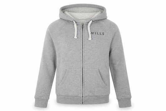 Womens UK 6 Regular Jack Wills Grey Full Zip Hoodie
