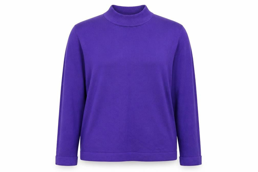Bonmarché  Womens Purple  Knit Pullover Sweatshirt Size L
