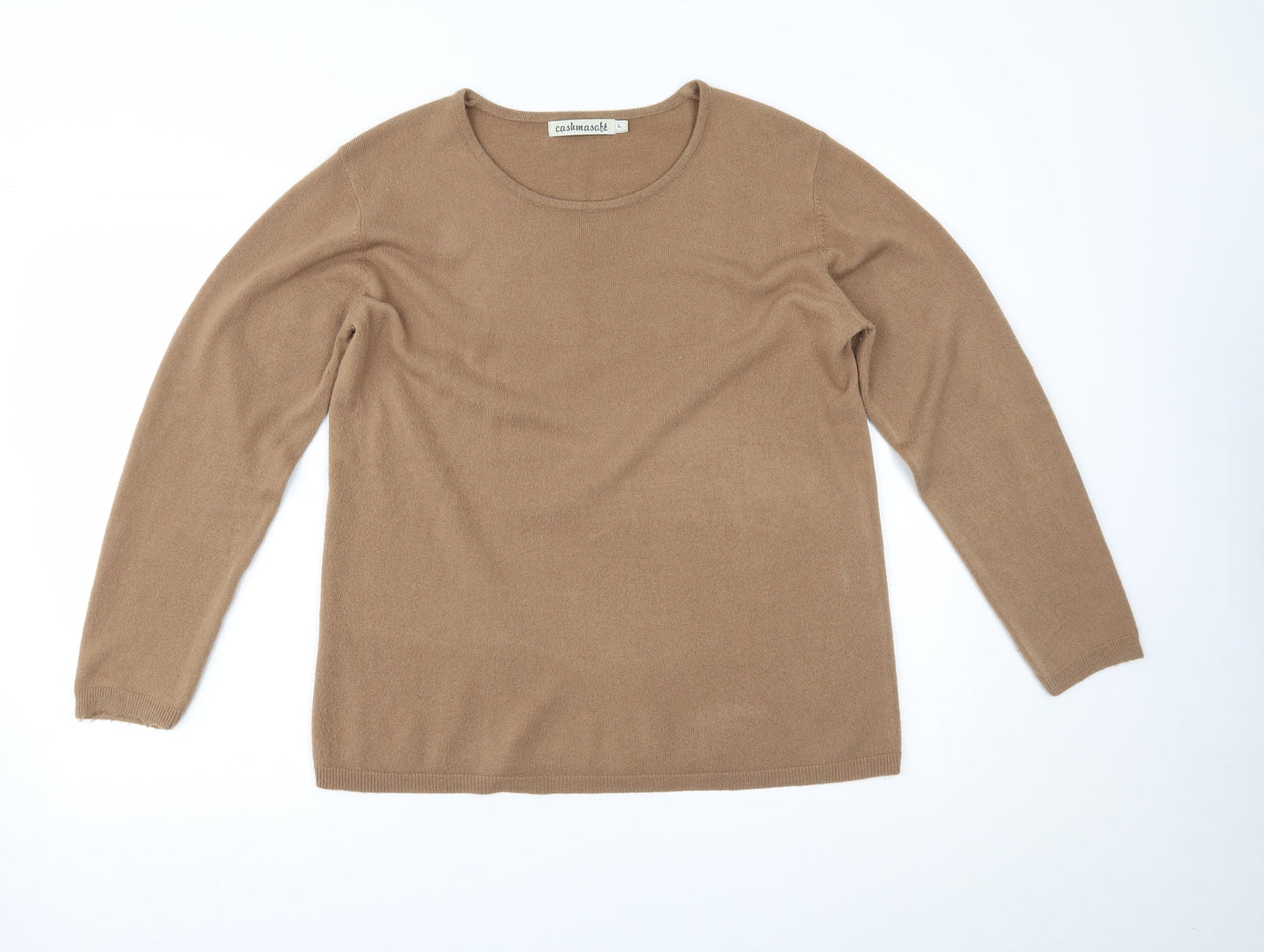 Cashmasoft Womens Brown   Pullover Jumper Size L