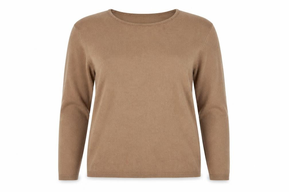 Cashmasoft Womens Brown   Pullover Jumper Size L