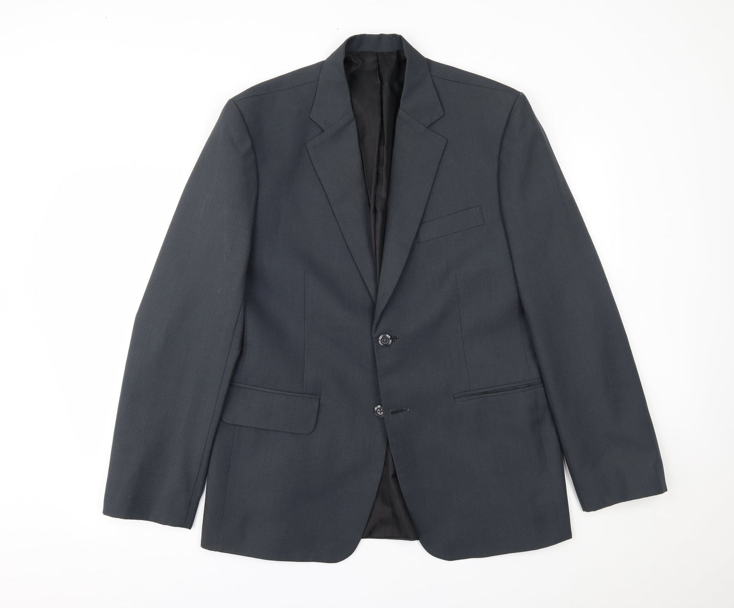 Preworn Mens Grey   Jacket Suit Jacket Size 36