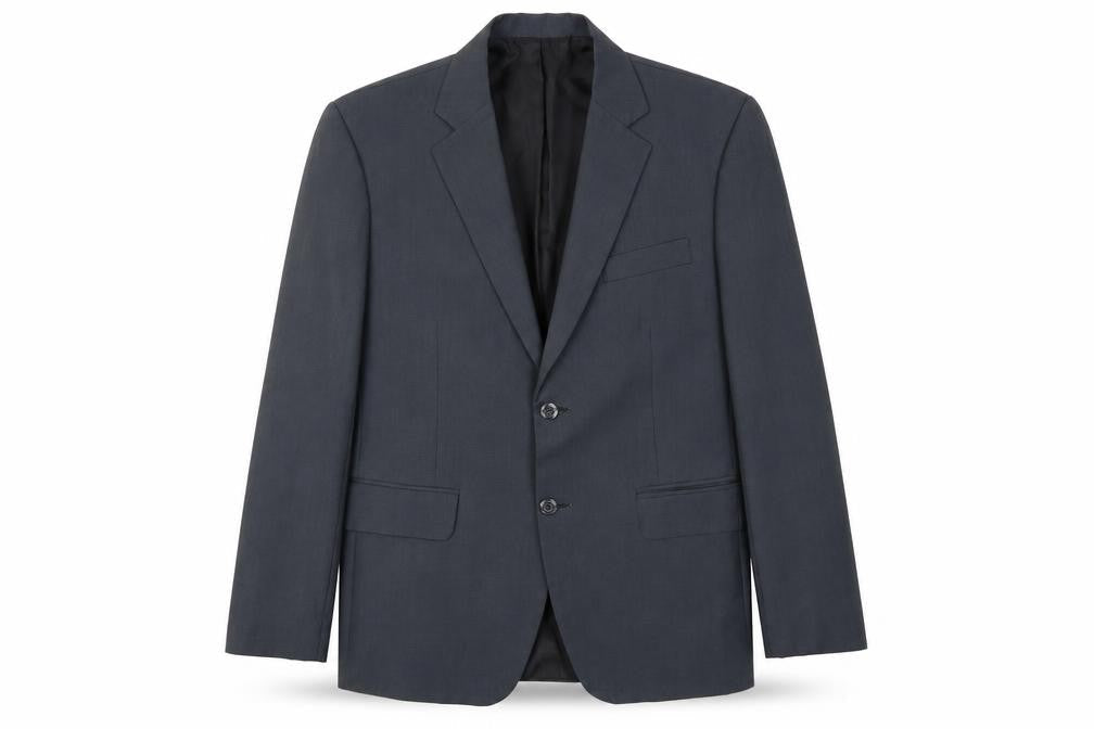 Preworn Mens Grey   Jacket Suit Jacket Size 36