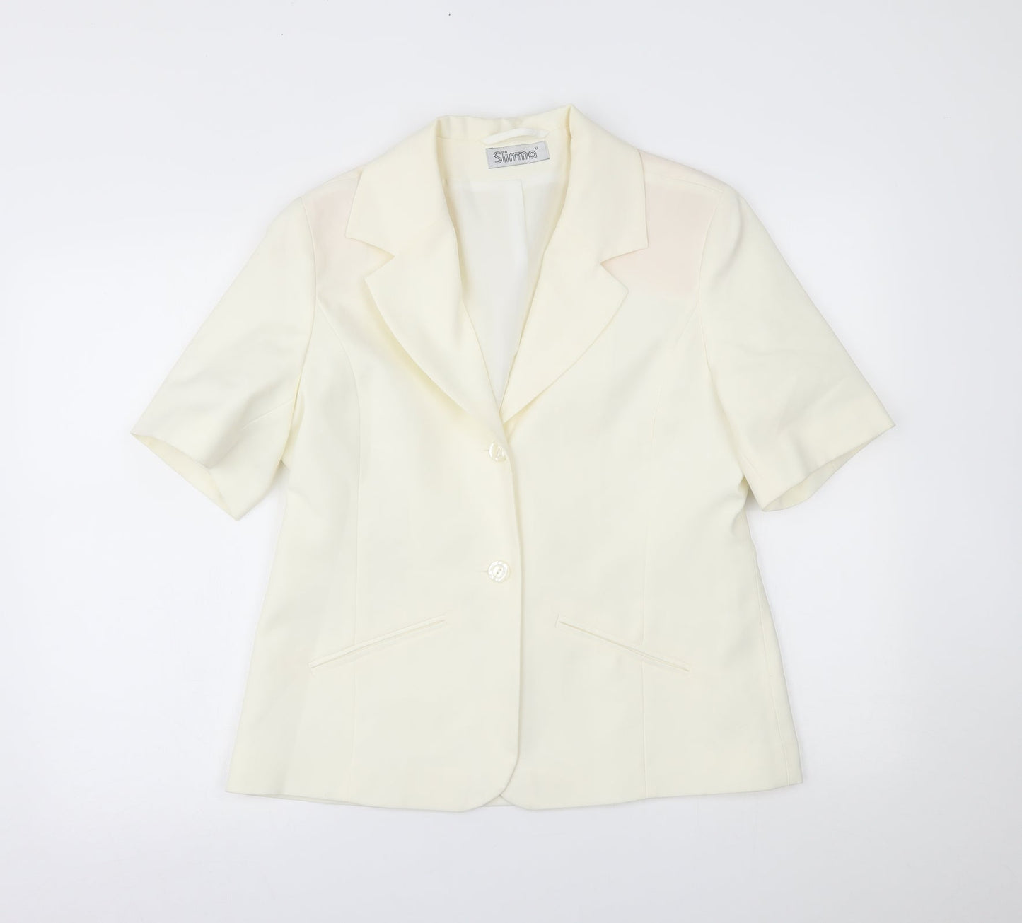 slimma Womens Ivory   Jacket Blazer Size 14