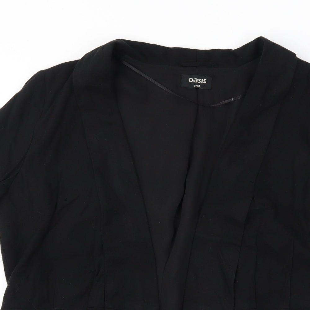 Oasis Womens Black   Cardigan Jumper Size 8