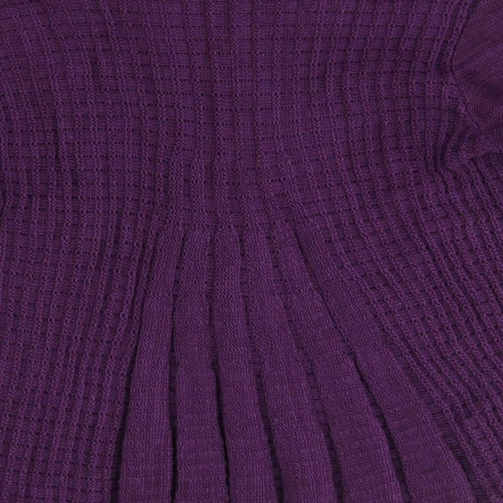 alexara Womens Purple   Pullover Jumper Size M