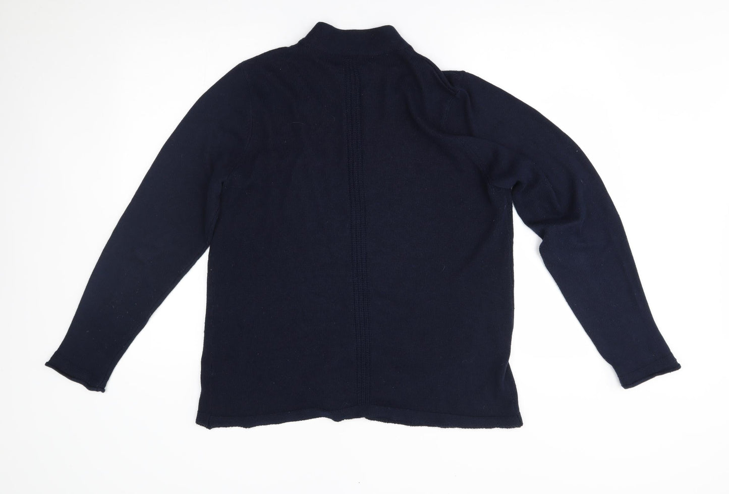Papaya Womens Blue   Full Zip Jumper Size 14