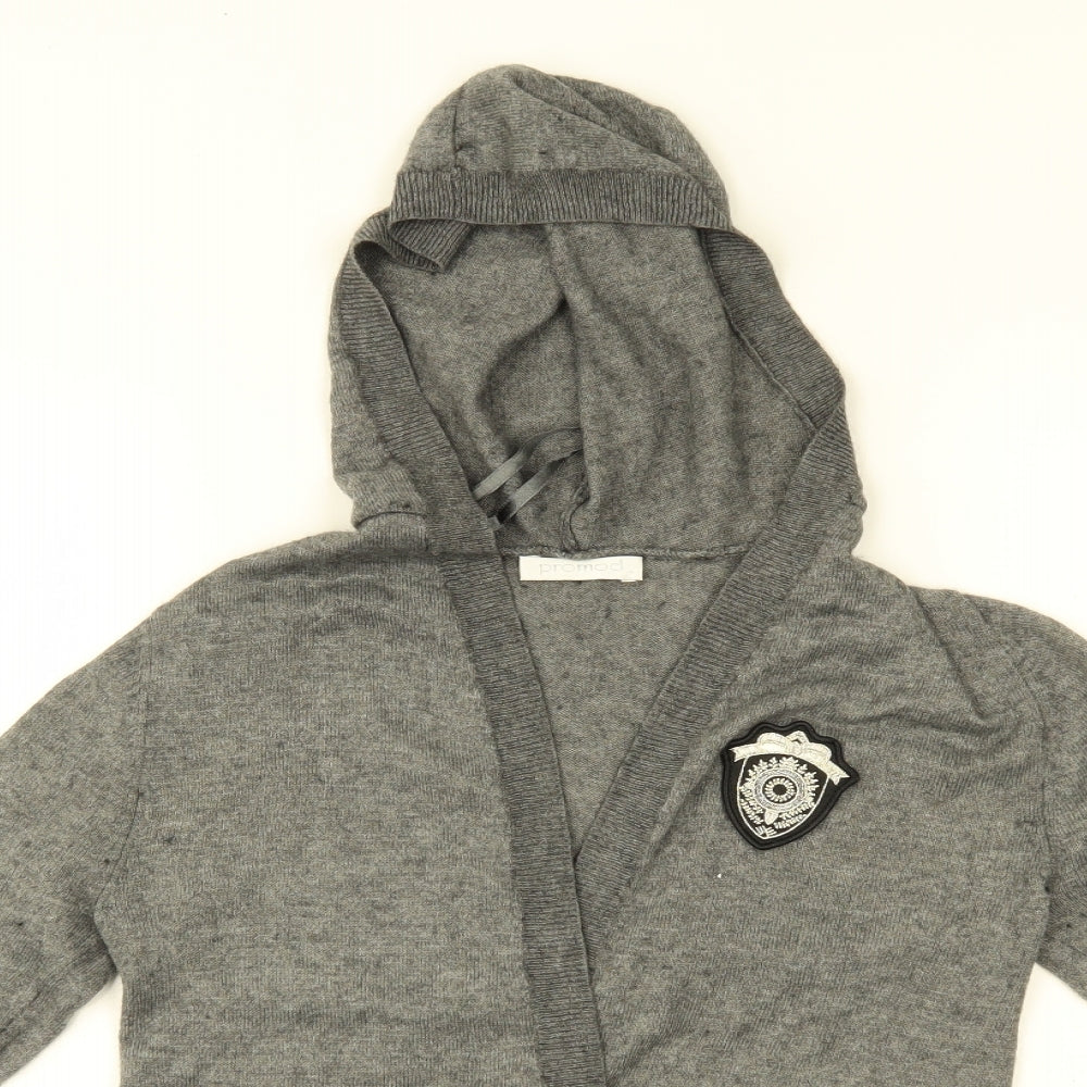 Promod Womens Grey   Cardigan Jumper Size S  - badge
