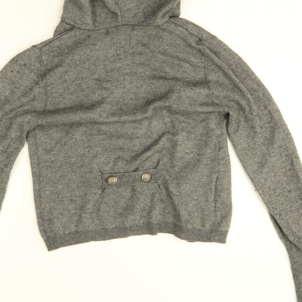 Promod Womens Grey   Cardigan Jumper Size S  - badge
