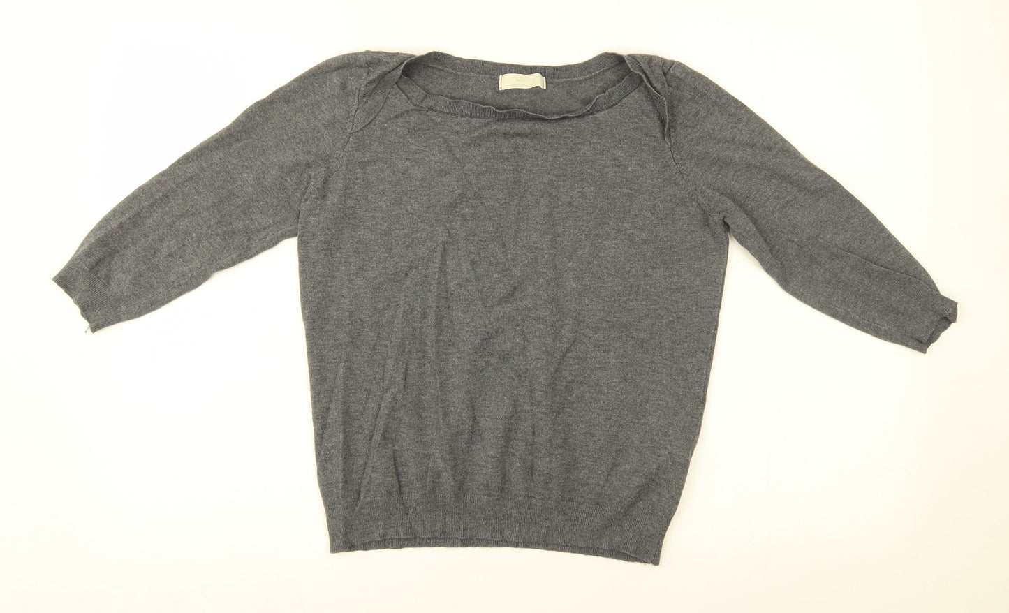 M&S Womens Grey   Pullover Jumper Size 16