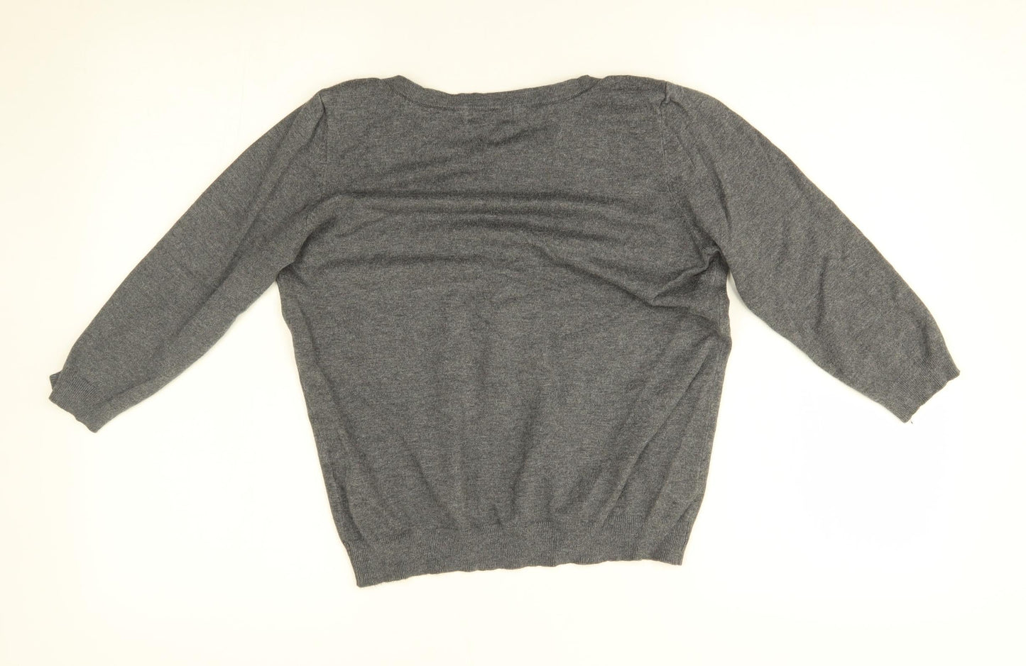 M&S Womens Grey   Pullover Jumper Size 16