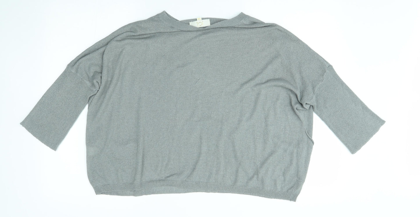 jcl Womens Silver   Pullover Jumper Size S