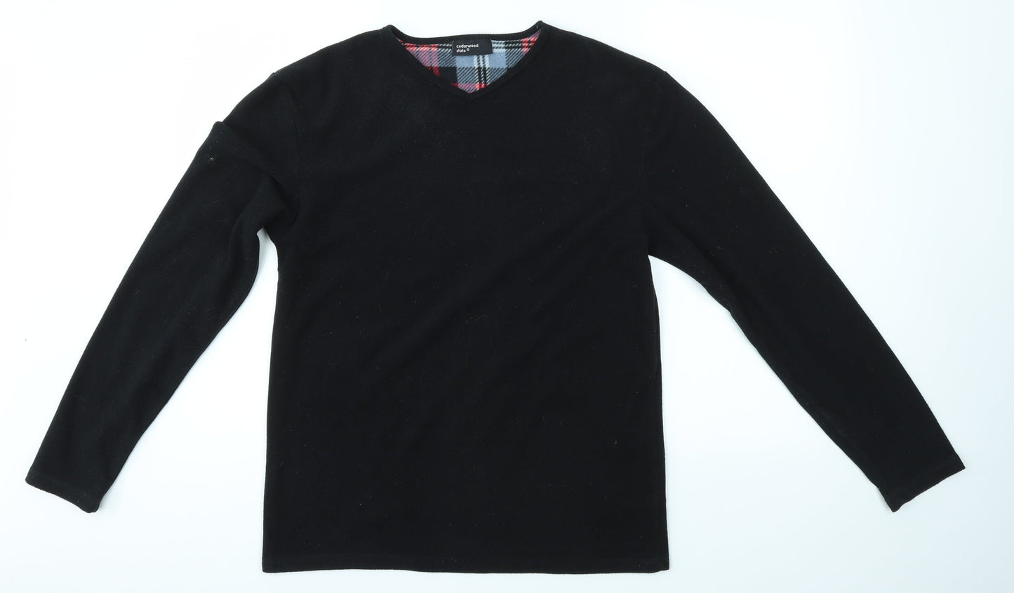 CEDARWOOD STATE Mens Black    Pyjama Top Size S