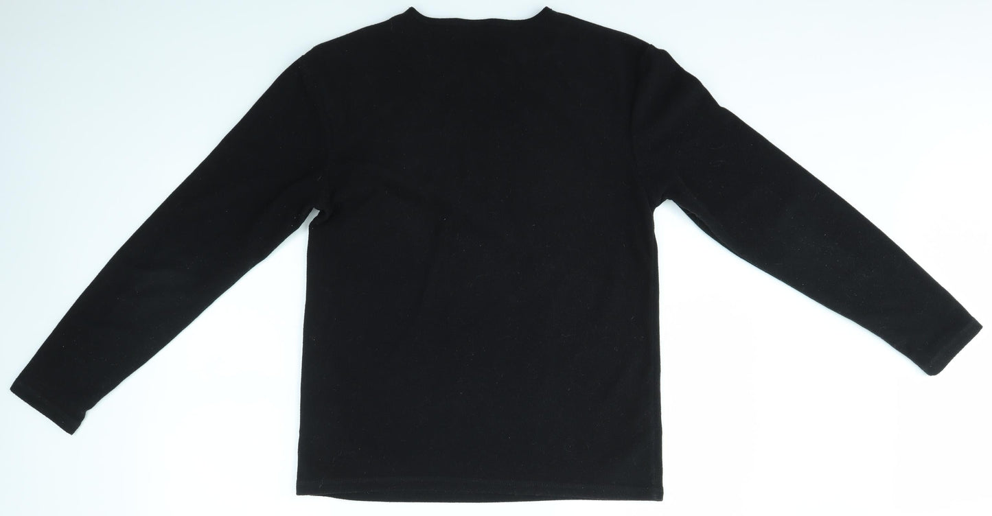 CEDARWOOD STATE Mens Black    Pyjama Top Size S