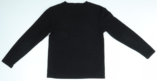 CEDARWOOD STATE Mens Black    Pyjama Top Size S