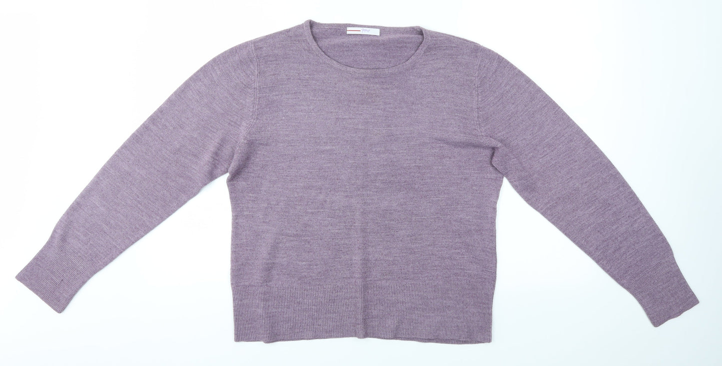 Matalan Womens Purple   Pullover Jumper Size 18