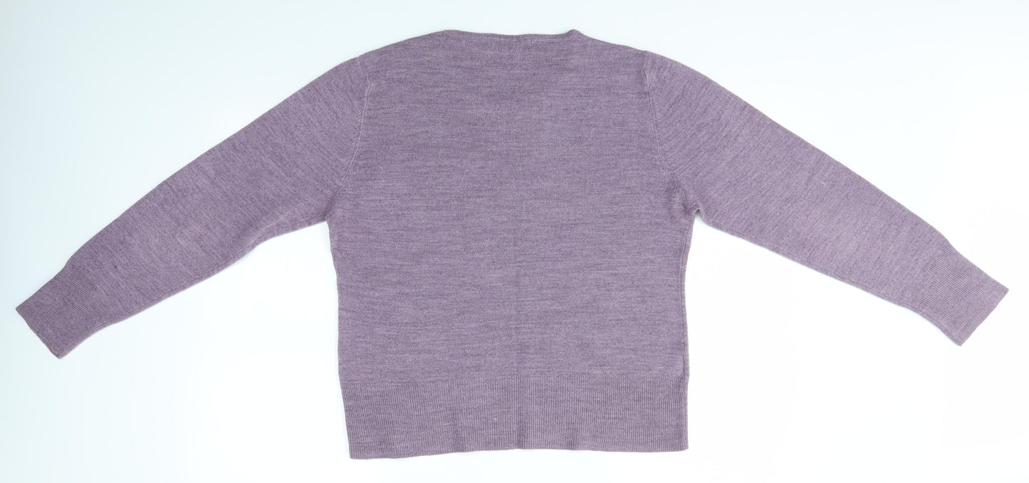 Matalan Womens Purple   Pullover Jumper Size 18