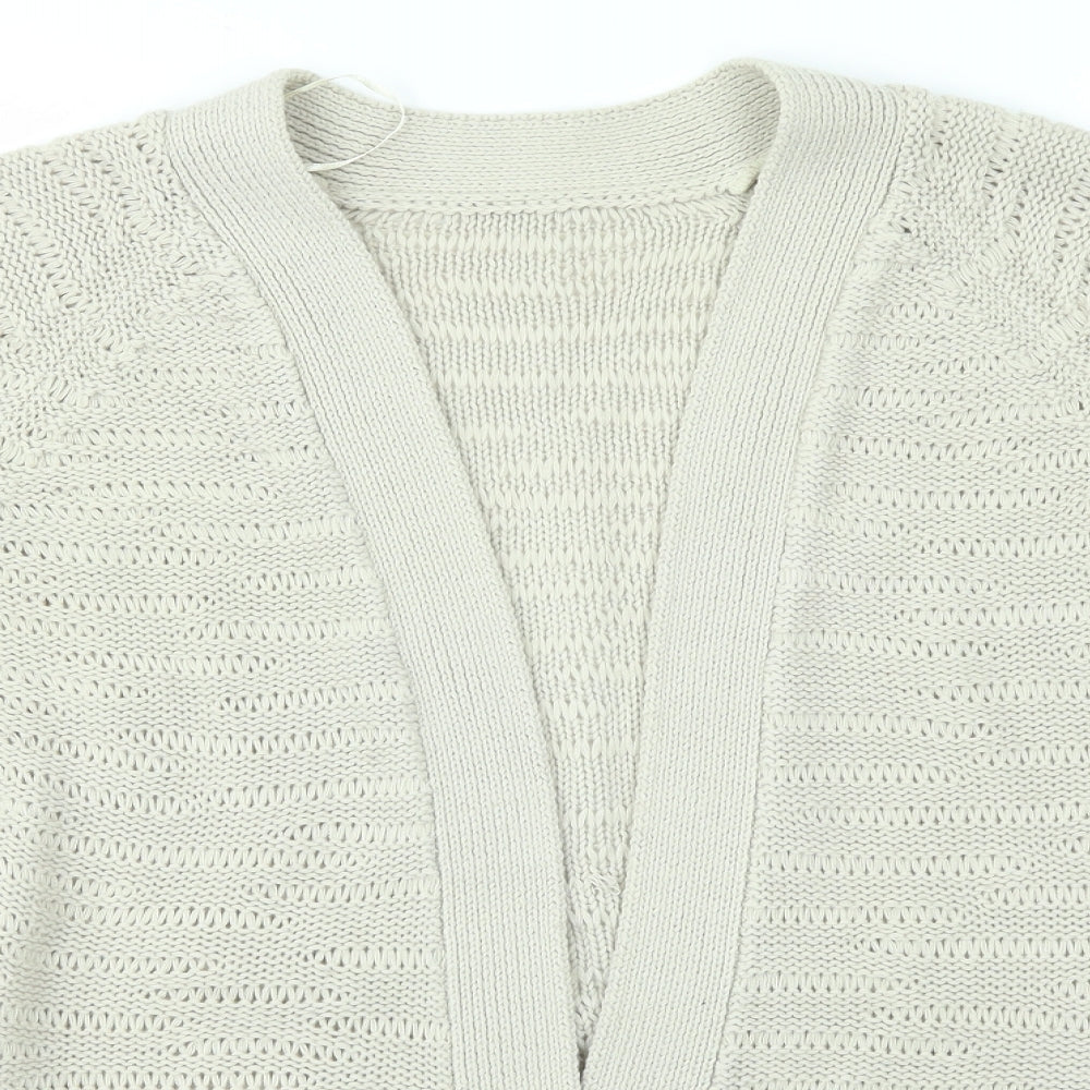 Preworn Womens Beige   Cardigan Jumper Size 12