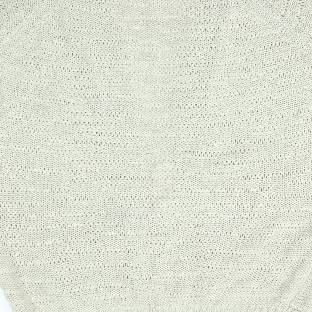 Preworn Womens Beige   Cardigan Jumper Size 12