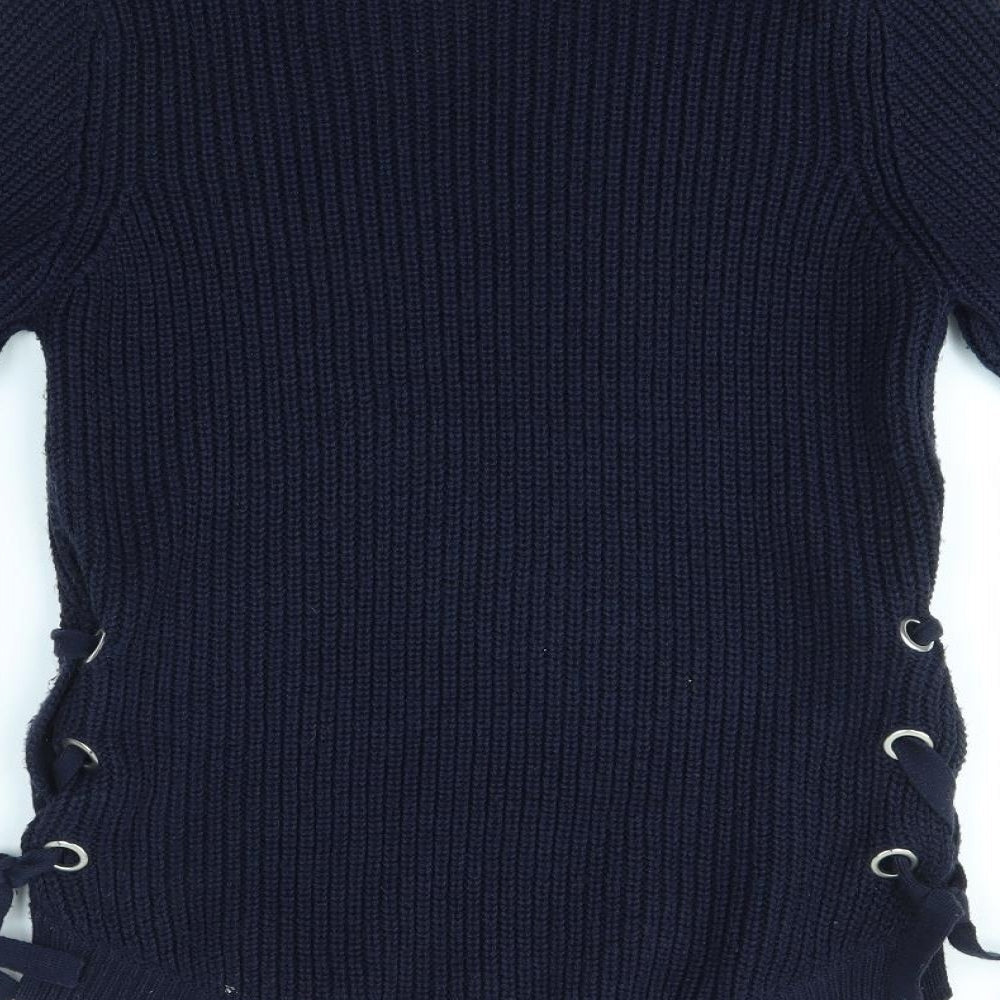 Peacocks Womens Blue   Pullover Jumper Size S