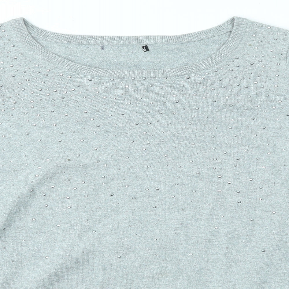 Preworn Womens Grey   Pullover Jumper Size S