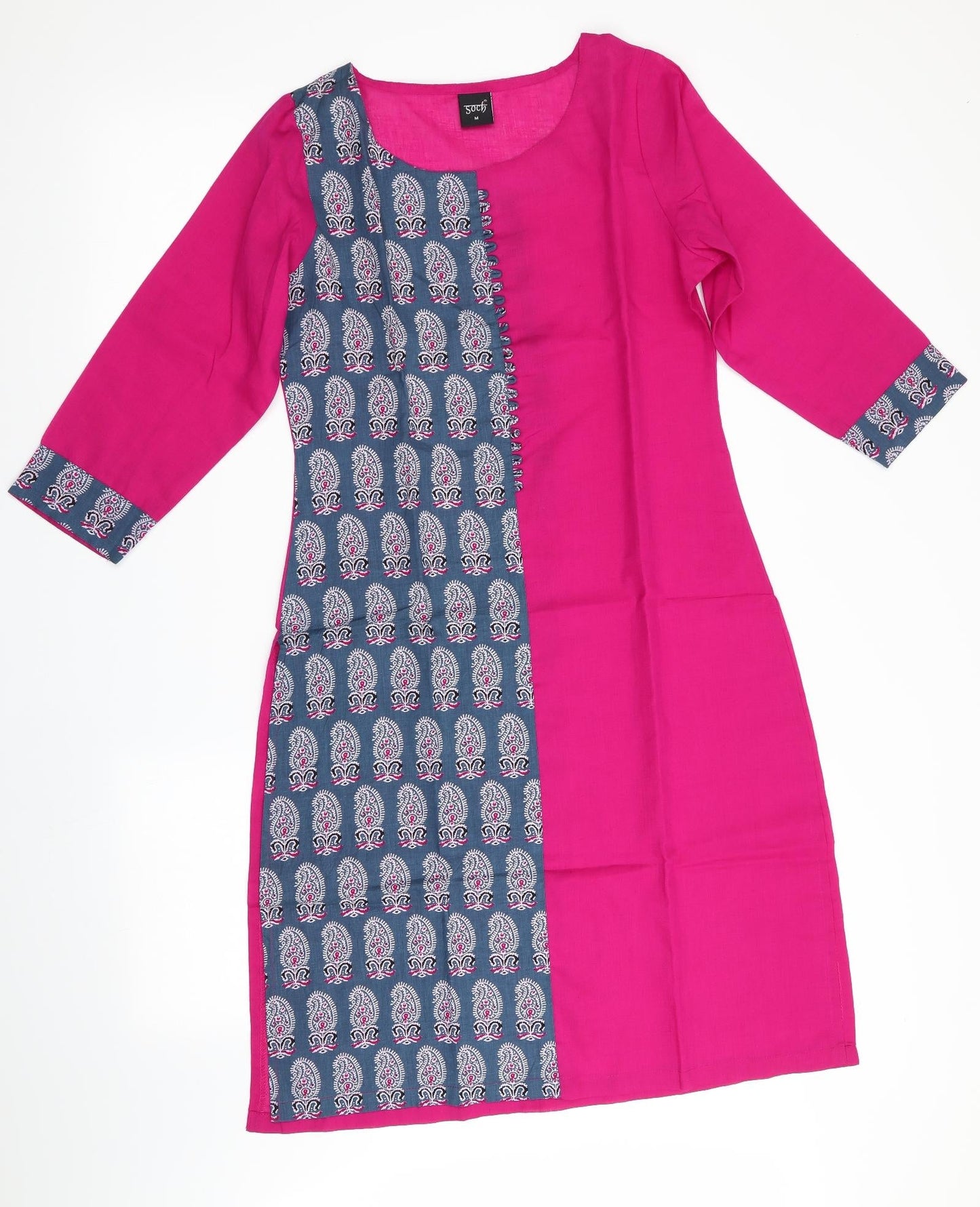 Soch Womens Pink Floral  Maxi  Size M