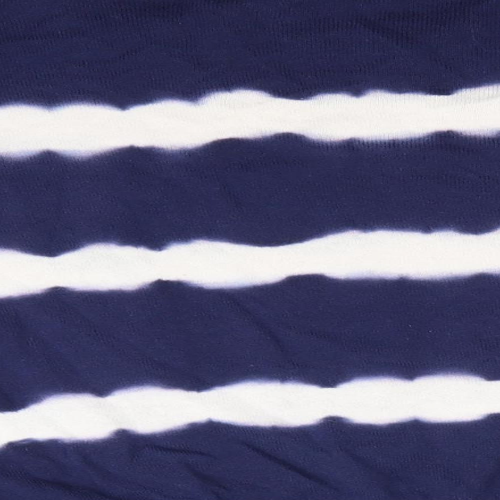 New Look Womens Blue Striped  Pullover Jumper Size 6