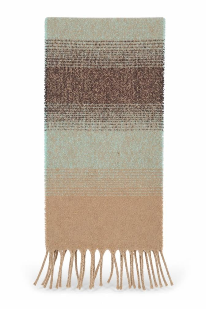 Preworn Womens Beige Striped   Shawl/Wrap