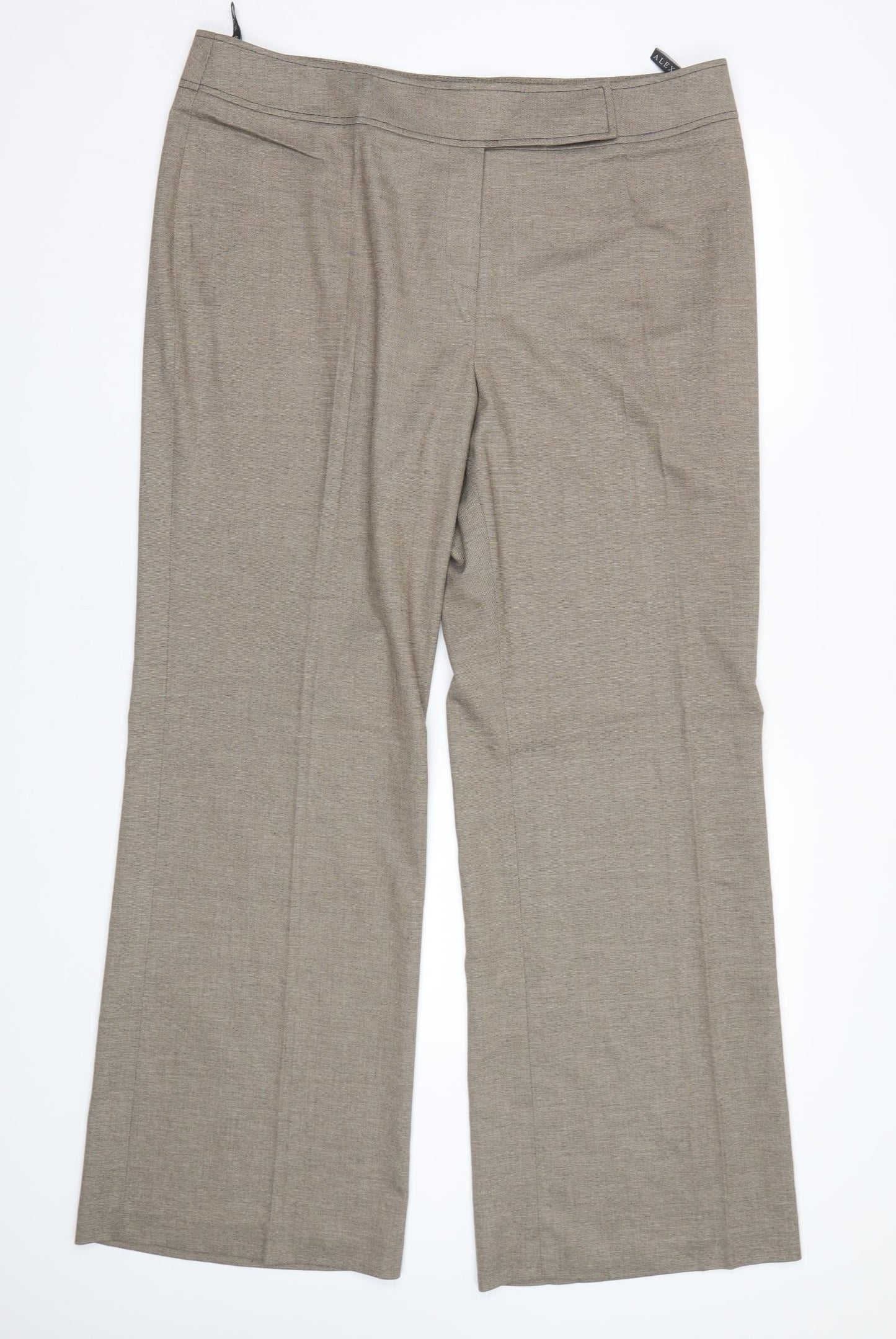 Alex&Co Womens Beige   Dress Pants Trousers Size 20 L32 in
