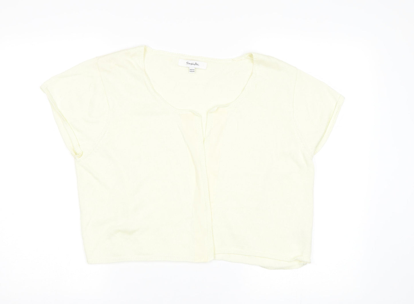Simply Be Womens Ivory   Cardigan Jumper Size 20