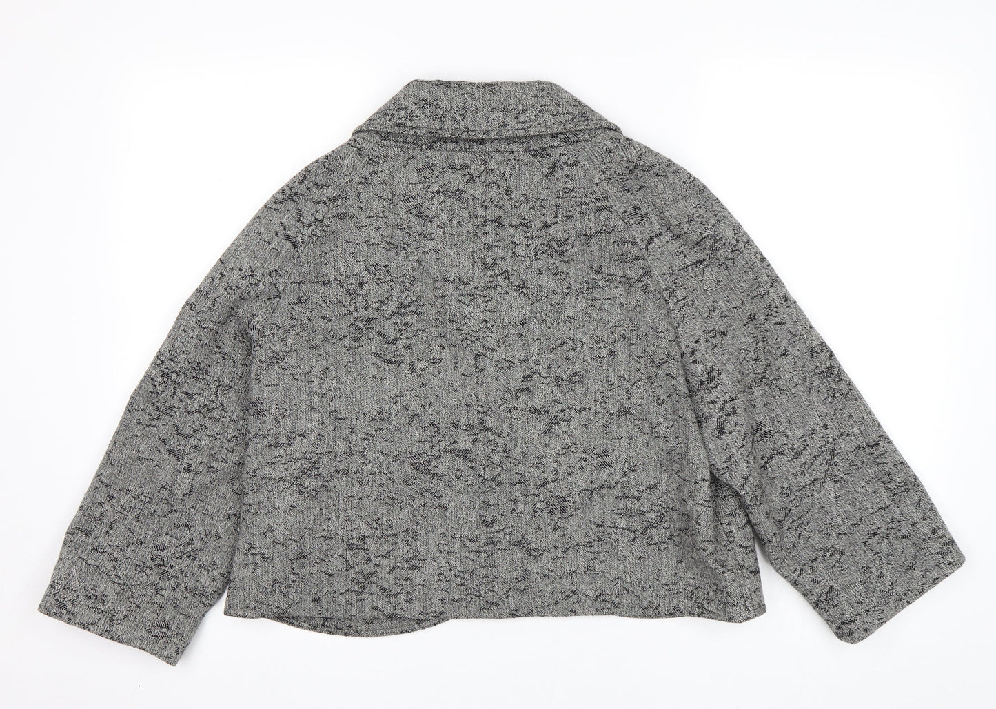 Bm Collection Womens Grey   Jacket Coat Size 16