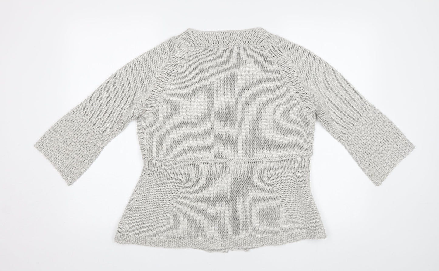 M&S Womens Grey   Cardigan Jumper Size 18