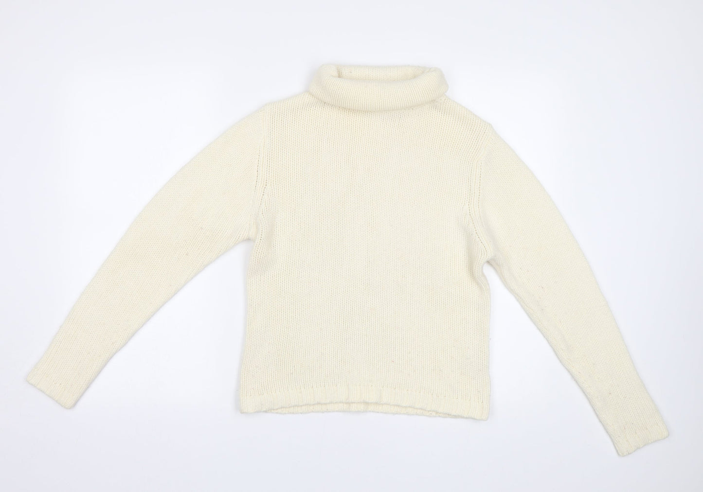 Liquid Womens Ivory   Pullover Jumper Size L