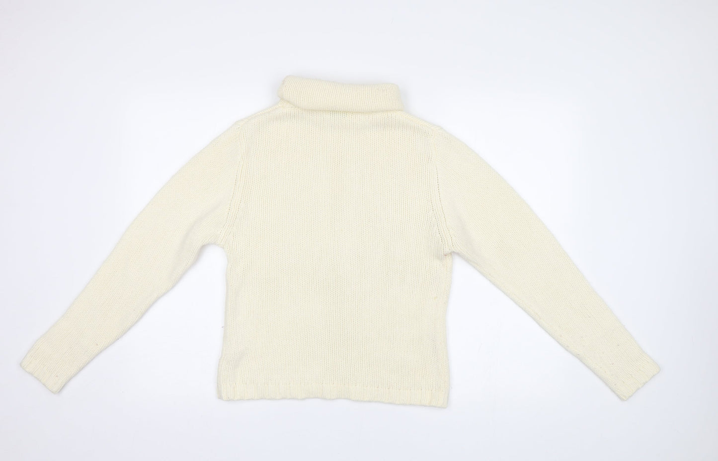 Liquid Womens Ivory   Pullover Jumper Size L