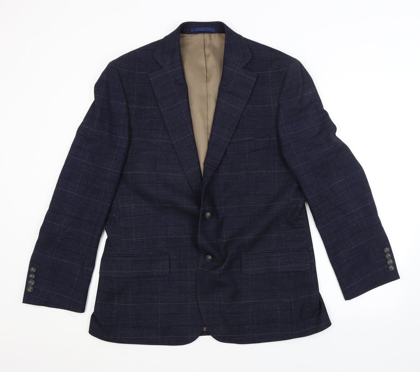 Preworn Mens Blue Check  Jacket Blazer