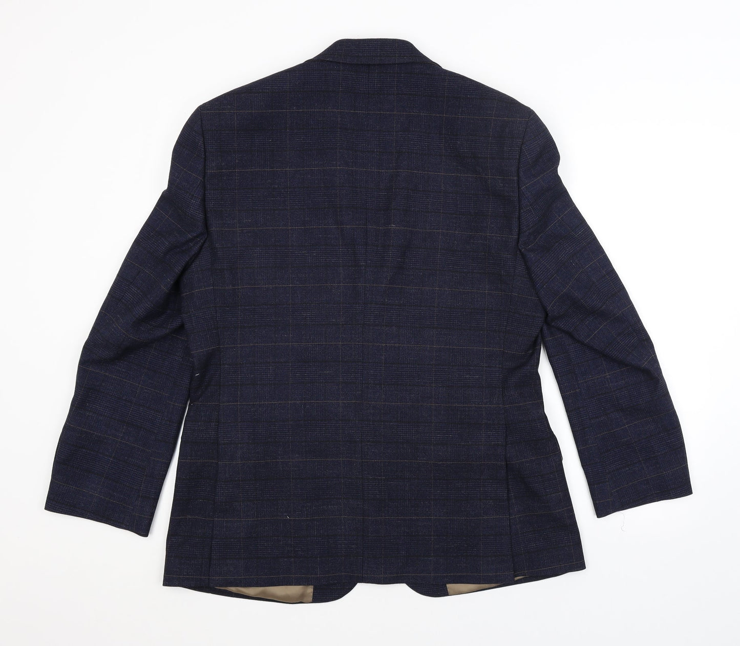 Preworn Mens Blue Check  Jacket Blazer