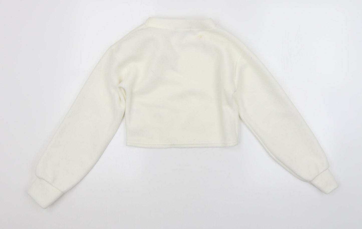 PRETTYLITTLETHING Womens White   Pullover Jumper Size 6