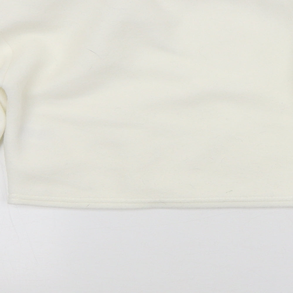 PRETTYLITTLETHING Womens White   Pullover Jumper Size 6