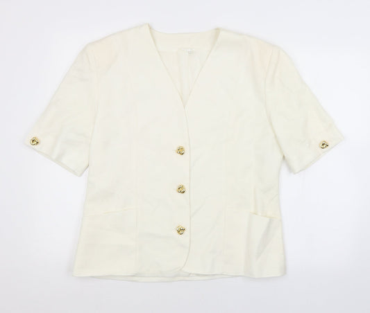 Preworn Womens White   Jacket  Size 14