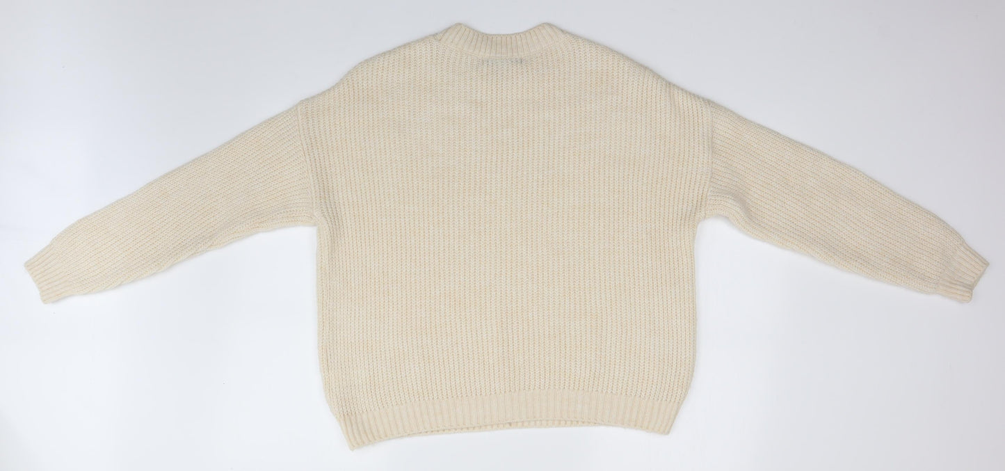 NEXT Womens Ivory   Pullover Jumper Size M