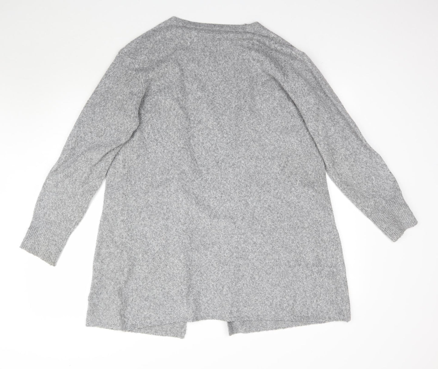 Peacocks Womens Grey  Knit Cardigan Jumper Size S