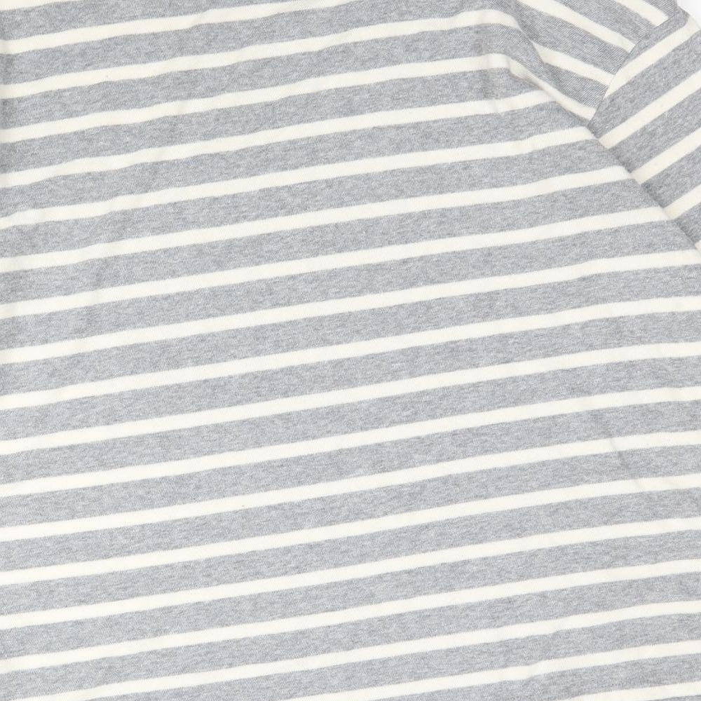 Old Navy Womens Grey Striped Knit Pullover Jumper Size M