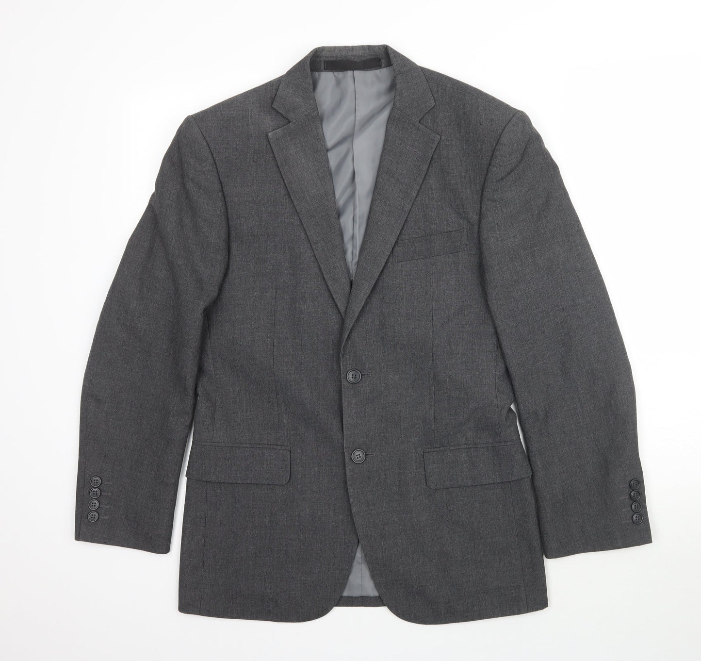 Marks and Spencer Mens Grey   Jacket Suit Jacket Size 34