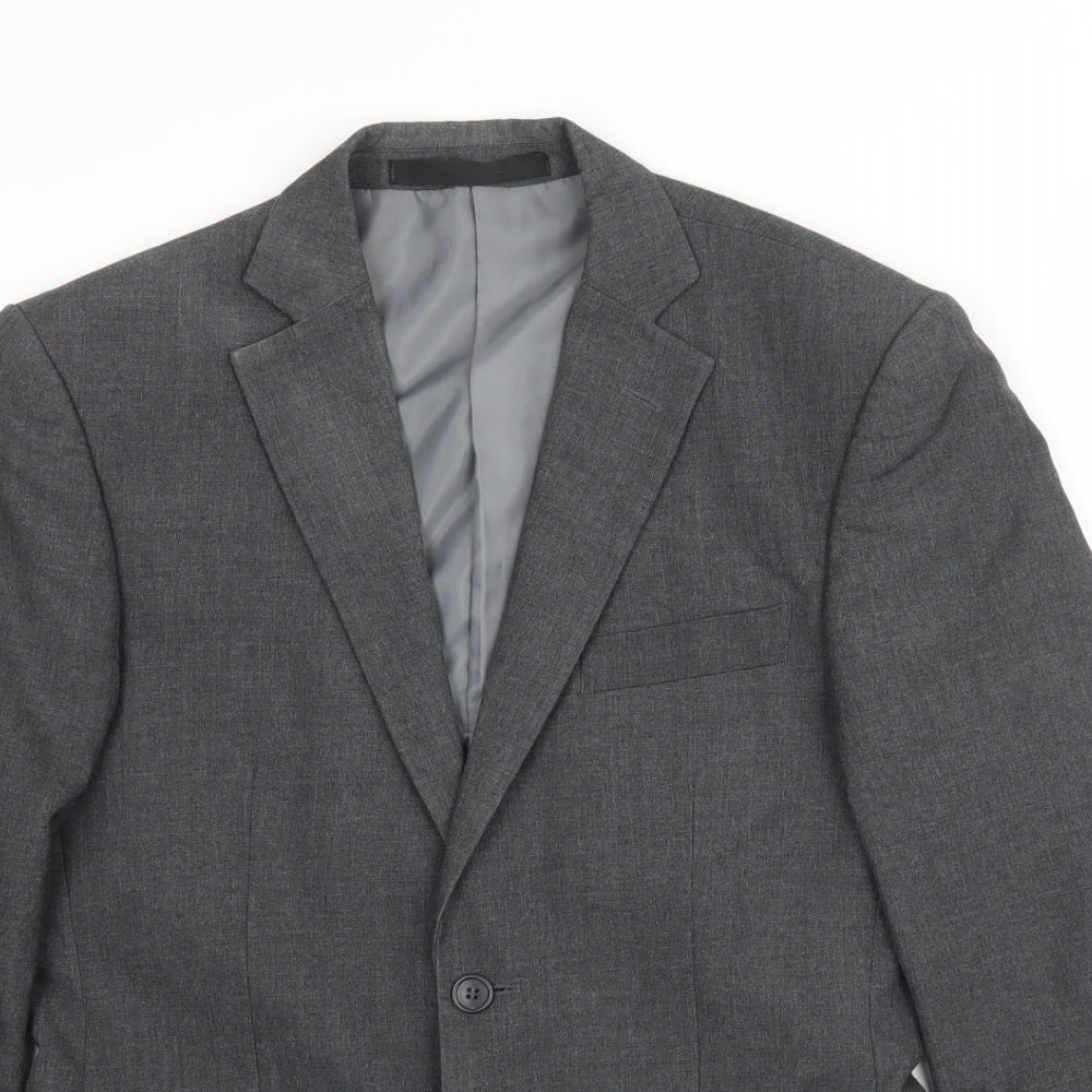 Marks and Spencer Mens Grey   Jacket Suit Jacket Size 34