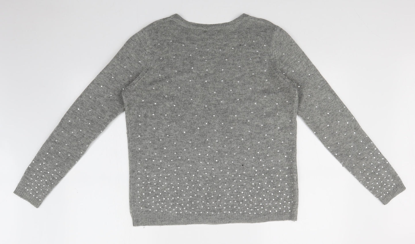 Mango Womens Grey   Pullover Jumper Size 8