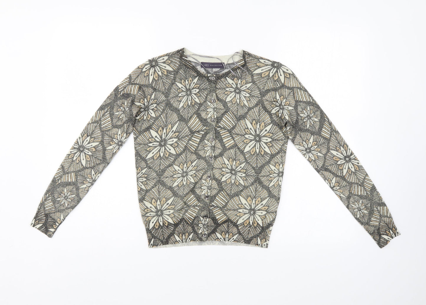 M&S Womens Multicoloured Floral  Shrug Jumper