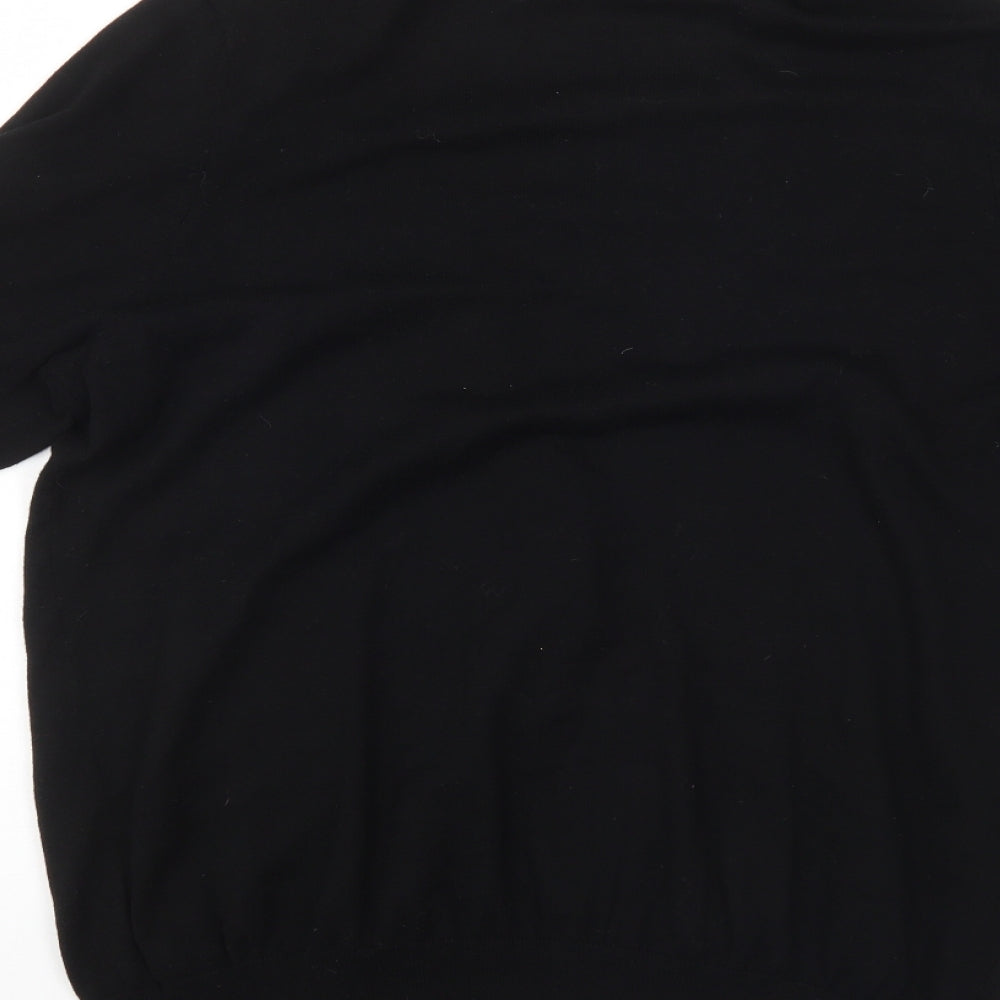 Evans Womens Black   Pullover Jumper Size 14