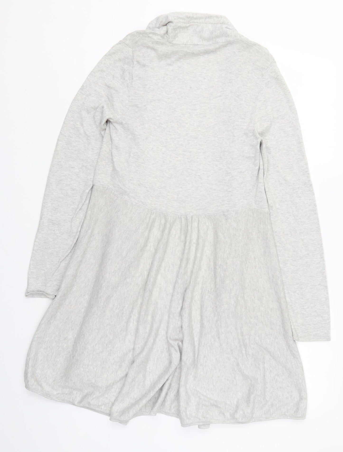 Repeat Womens Grey  Knit Cardigan Jumper Size 8