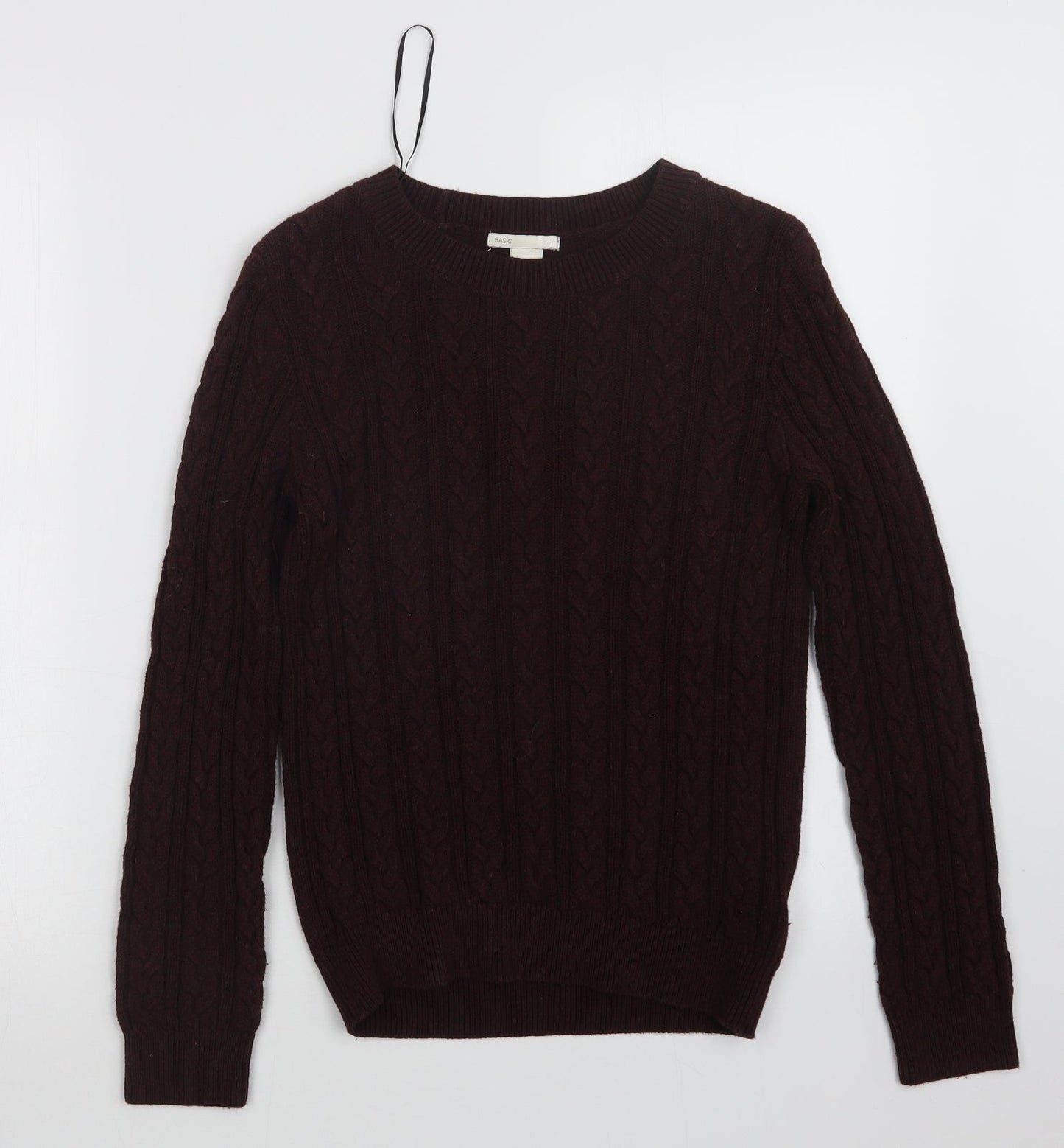 H&M Womens Purple  Knit Pullover Jumper Size XS
