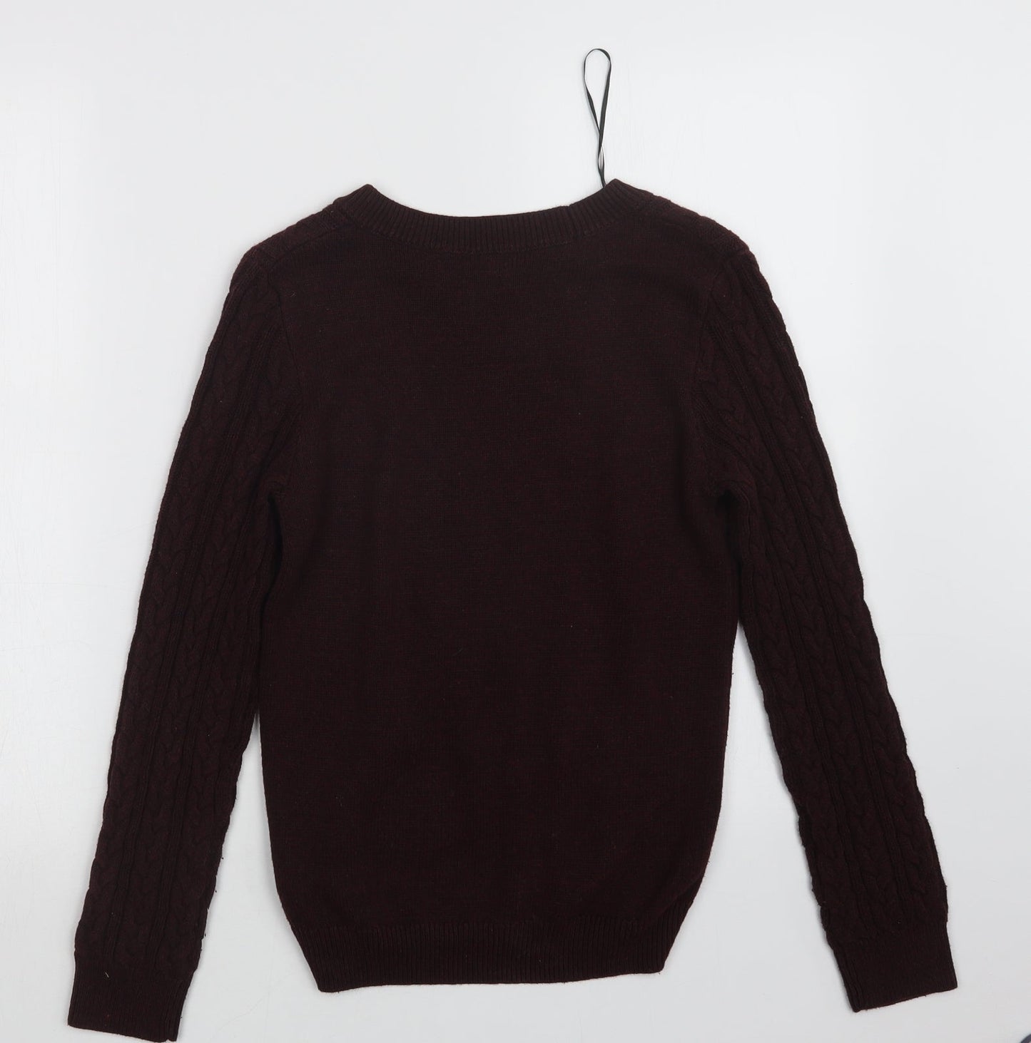 H&M Womens Purple  Knit Pullover Jumper Size XS
